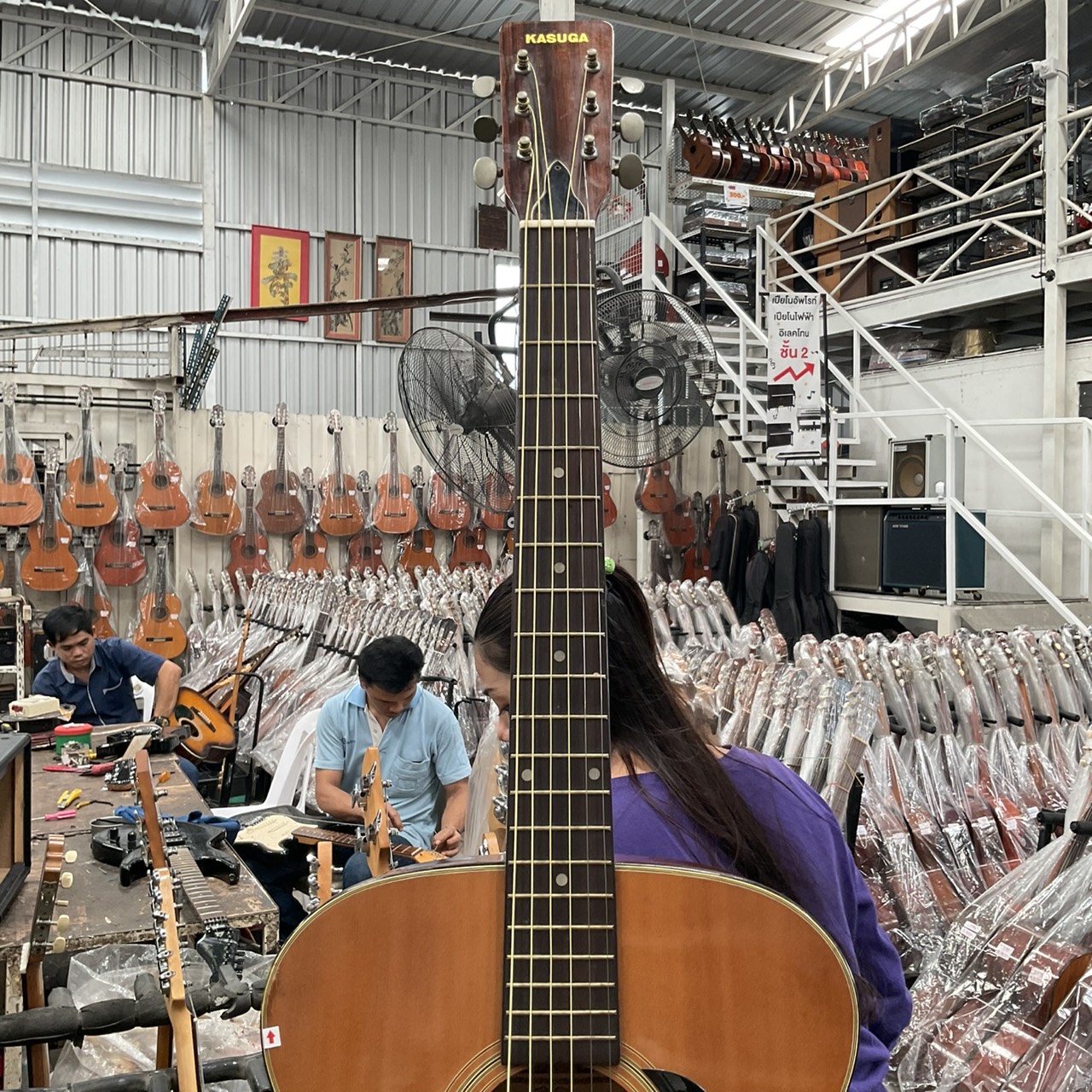 กีต้าร์โปร่ง KASUGA : F-211