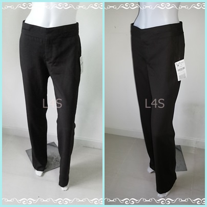 FF06012 กางเกงผ้า สีน้ำตาลเข้ม แบรนด์ ZARA WOMEN เอว 29 นิ้ว