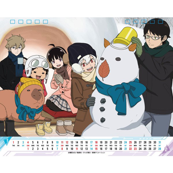 CL-028 2026 World Trigger Tabletop Calendar(Released)