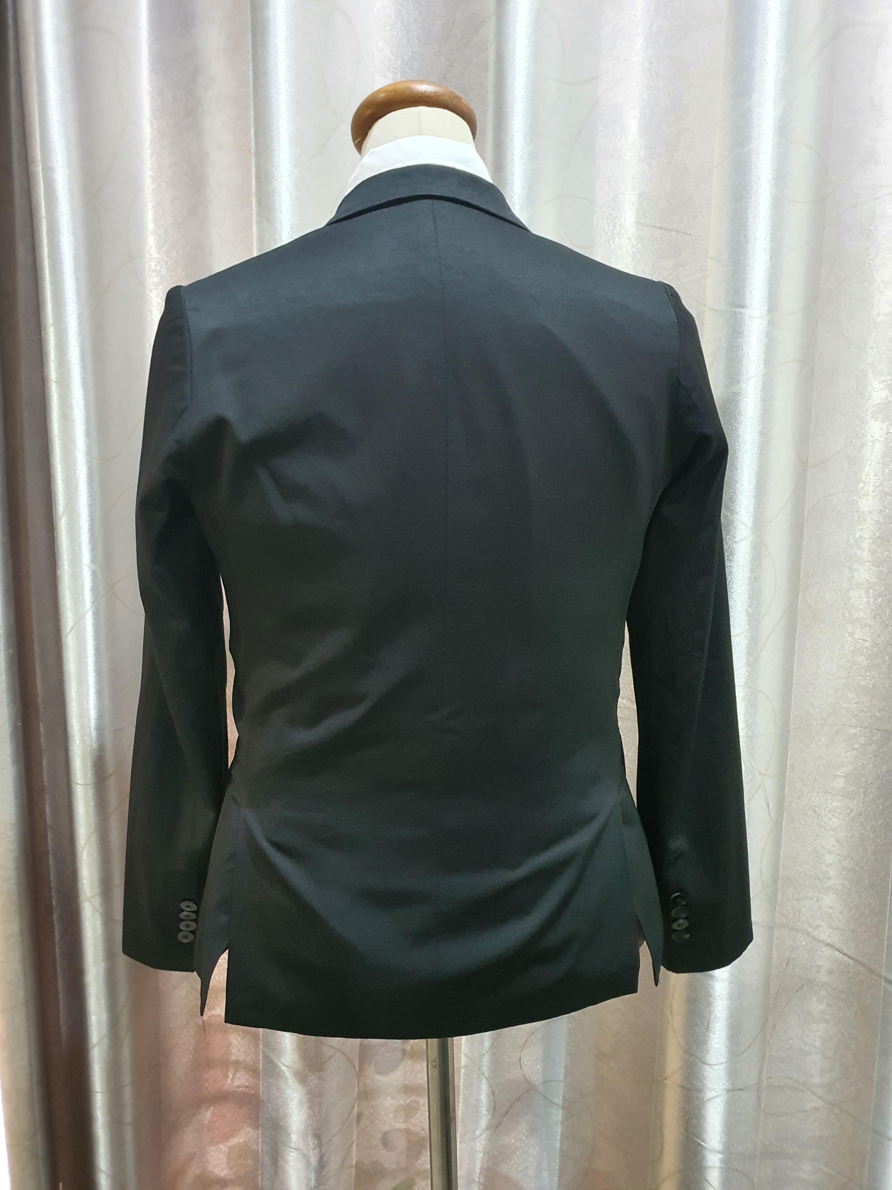 SUIT C0014 เสื้อสูท มือสอง สีดำ อก 35 นิ้ว