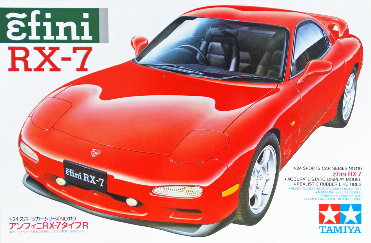 โมเดลรถจำลองทามิย่า ขนาด 1/24 TA24110 Mazda Efini RX-7