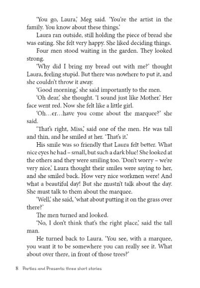 หนังสืออ่านนอกเวลาภาษาอังกฤษเรื่อง Parties and Presents: Three Short Stories (ระดับ 2) Parties and Presents: Three Short Stories (Level 2)