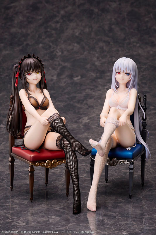 Date A Bullet Kurumi Tokisaki & White Queen 1/7 Complete Figure Set(Pre-order)