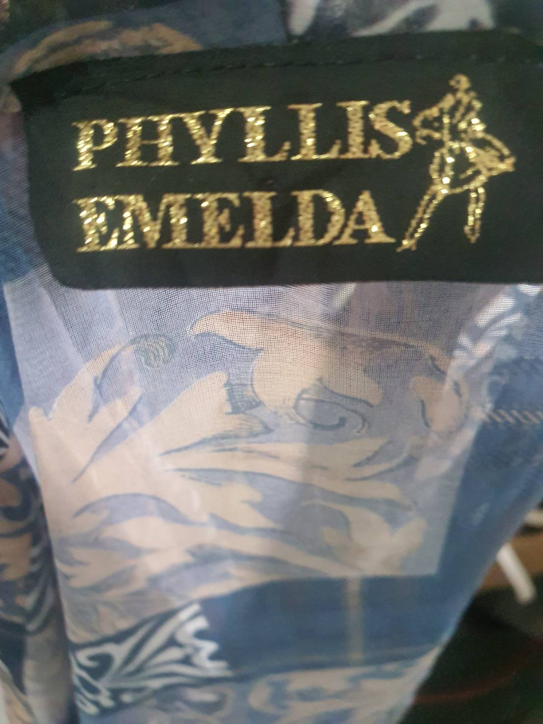 FF06426 เสื้อคลุมชีฟอง มือสอง PHYLLIS EMELDA อก free