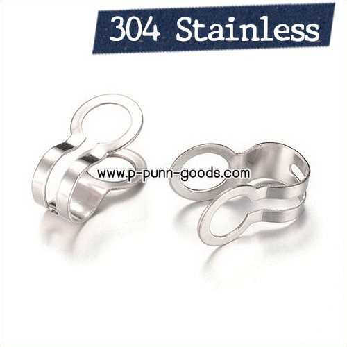 ตัวล็อคโซ่ไข่ปลา 2.5-3.2 มม. (Stainless Steel) สแตนเลส