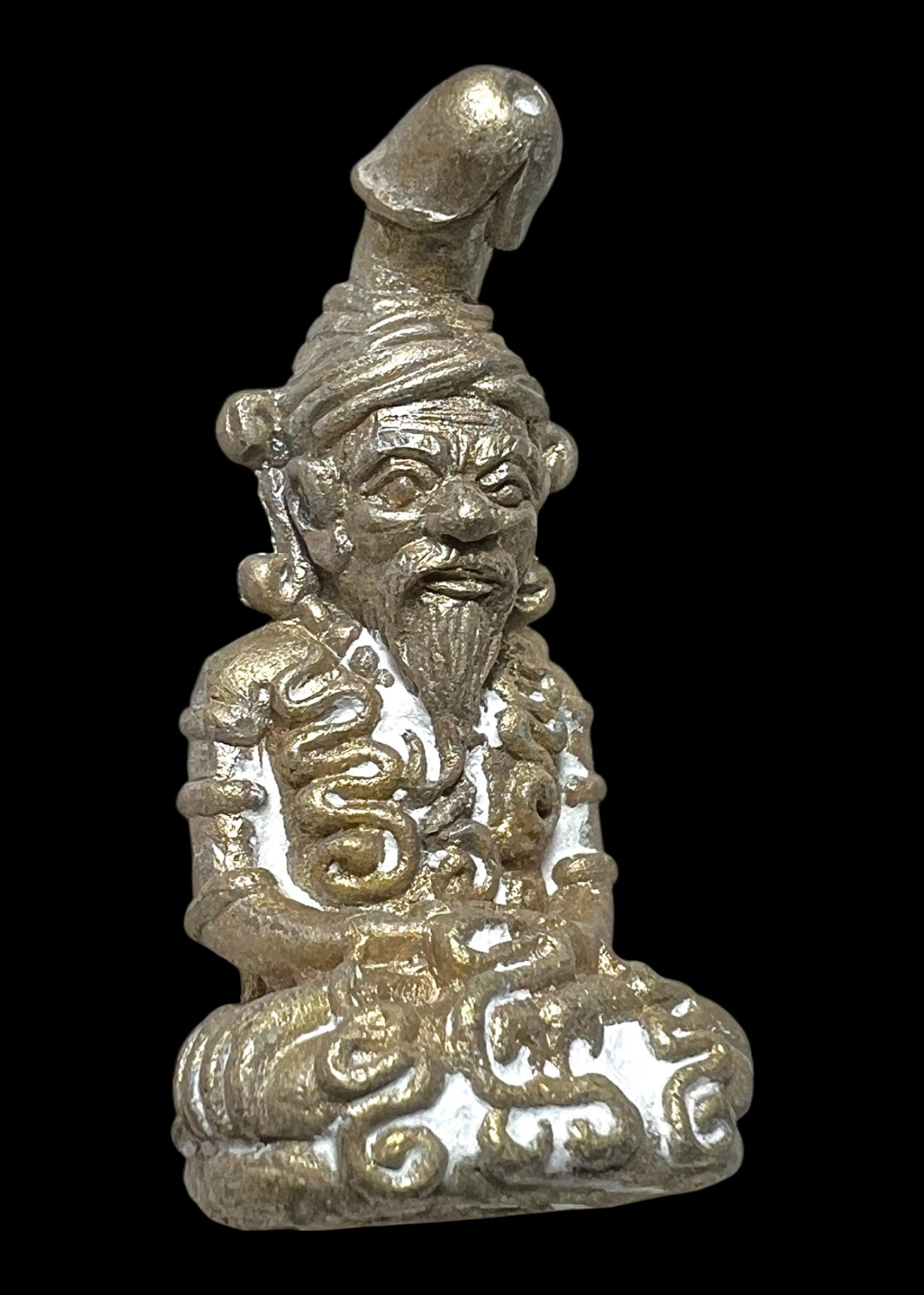ฤาษีนกเค็ด (รุ่น:มหายันต์ไหว้ครู ๖๘, เนื้อชนวน) Lersi Nok Khet. (series:Maha Yant Wai Kru 68, bronze material) SKU-03765