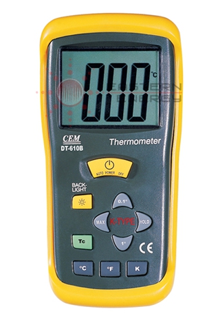 THERMOMETER K TYPE TEMPERATURE SENSOR, CEM, DT-610B