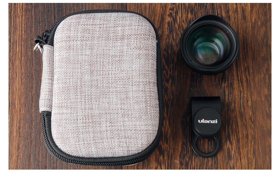 เลนส์ มือถือ ULANZI 65mm Telephoto Lens for iPhone, Smartphone HK 4D Super Wide-Angle Fishyeye Mobile Camera Lens