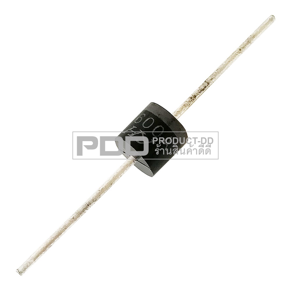 (แพค 2 ตัว) P600A ไดโอดแปลงไฟ Rectifier Diode Rate DC 6A 50V