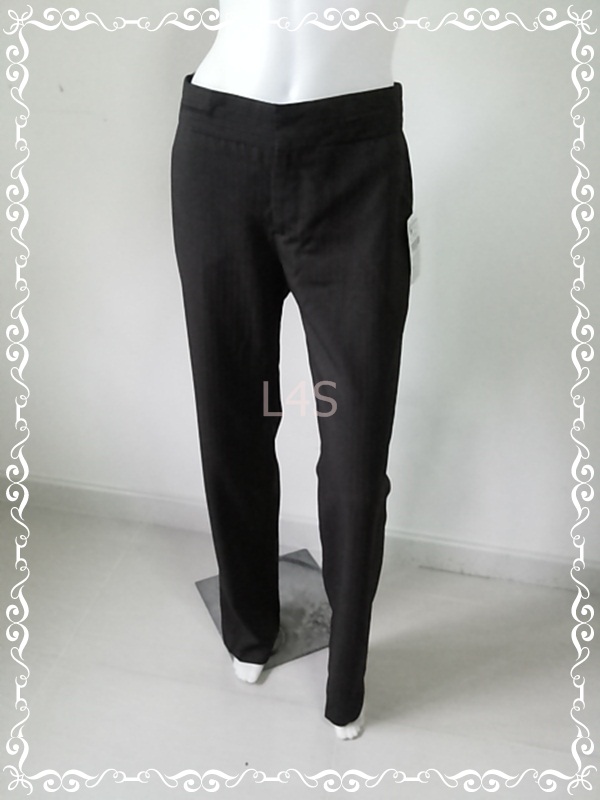FF06012 กางเกงผ้า สีน้ำตาลเข้ม แบรนด์ ZARA WOMEN เอว 29 นิ้ว