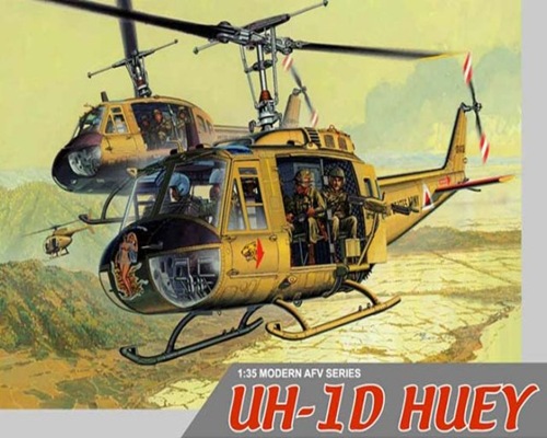 โมเดลเฮลิคอปเตอร์ Dragon Models 1/35 DRA3538 UH-1D Huey