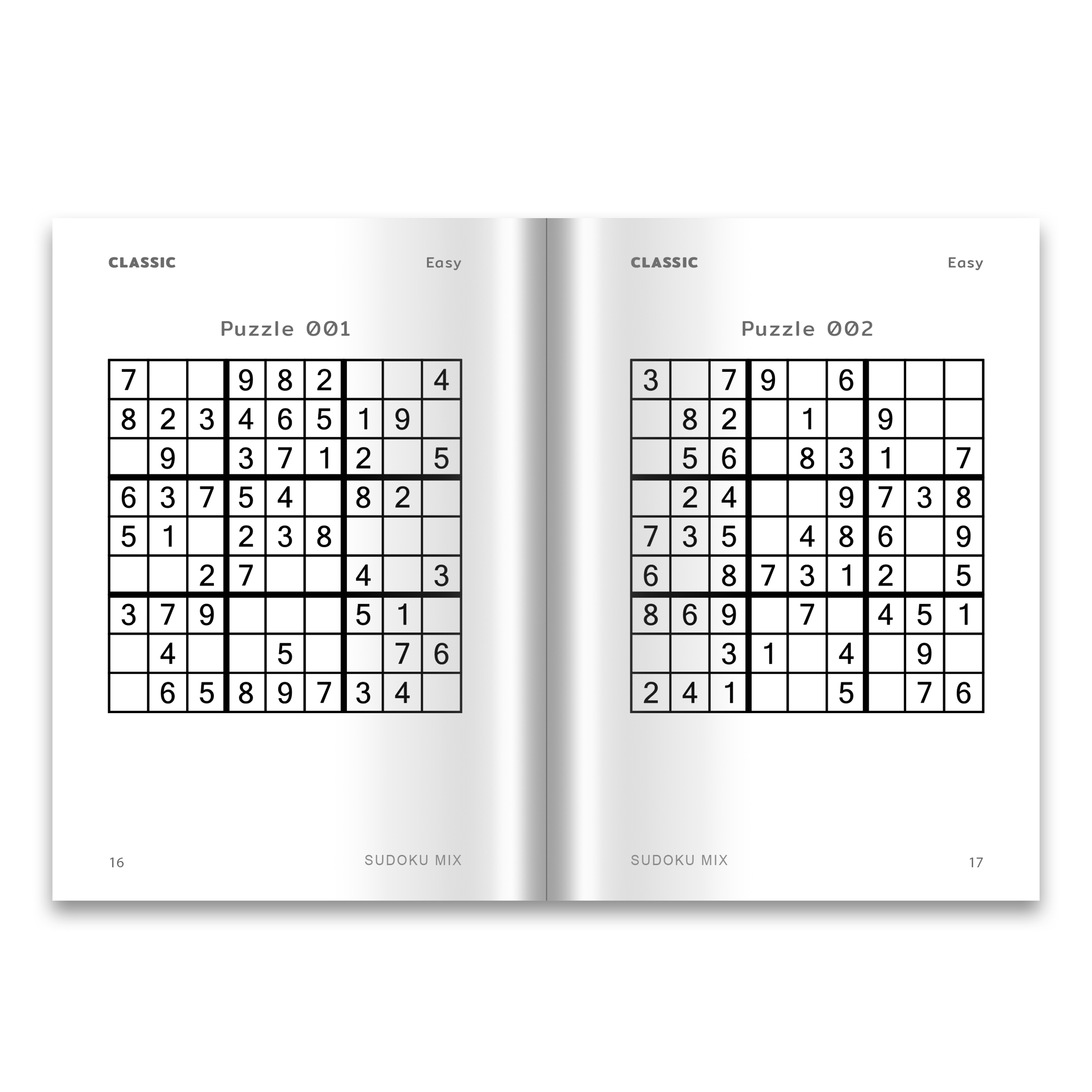 ออกใหม่ เกมซูโดกุ Sudoku Mix