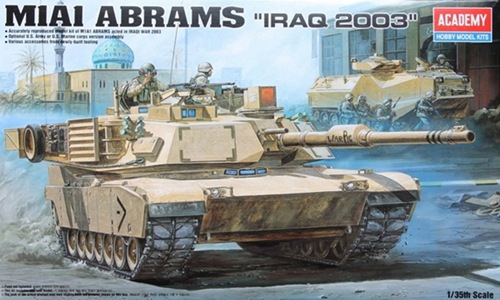 โมเดลรถถัง Academy ขนาด 1/35 AC13202 M1A1 Abrams
