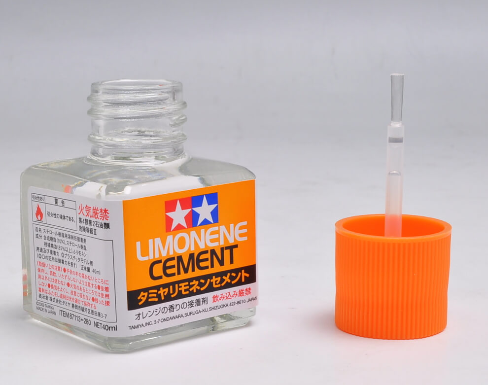 TA87113 Tamiya Limonene Cement 40ml กาวกลิ่นส้ม สูตรผสมเรซิ่น