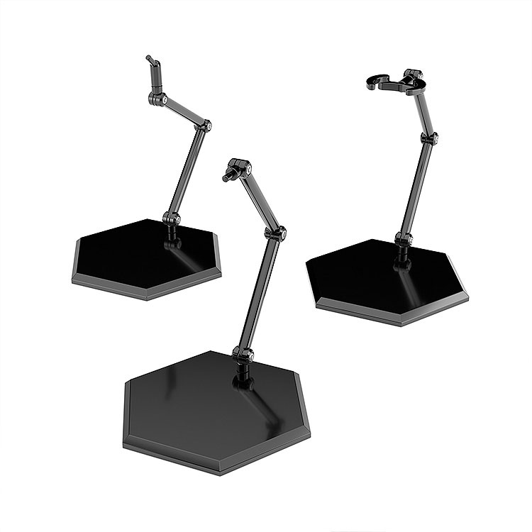The Simple Stand x3 BLACK (for Figures & Models) Hex Type(Pre-order)
