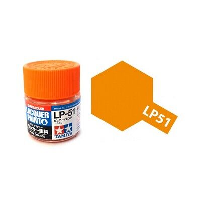 สีทาโมเดลสูตรแลคเกอร์ทามิย่า Tamiya Lacquer Painto LP-51 Pure Orange