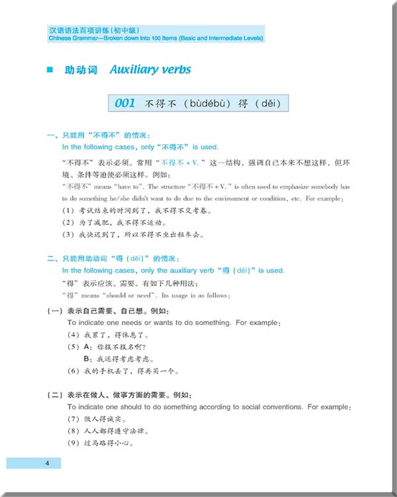 หนังสือไวยากรณ์ภาษาจีนระดับพื้นฐาน-กลาง