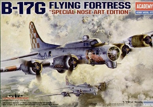 โมเดลเครื่องบินจำลอง Academy ขนาด 1/72 AC12414 B-17G FLYING FORTRESS