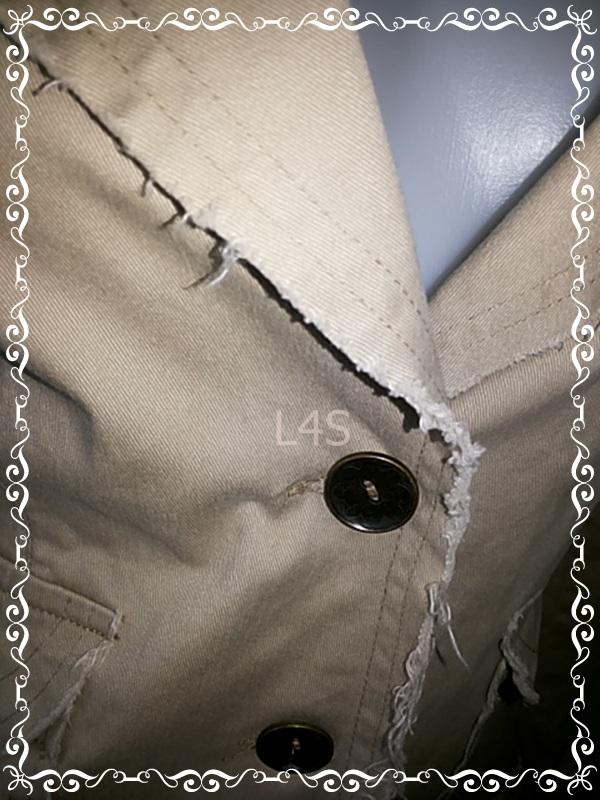 FF05952 เสื้อแจ็คเก็ต มือสอง สีน้ำตาล อก 36 นิ้ว