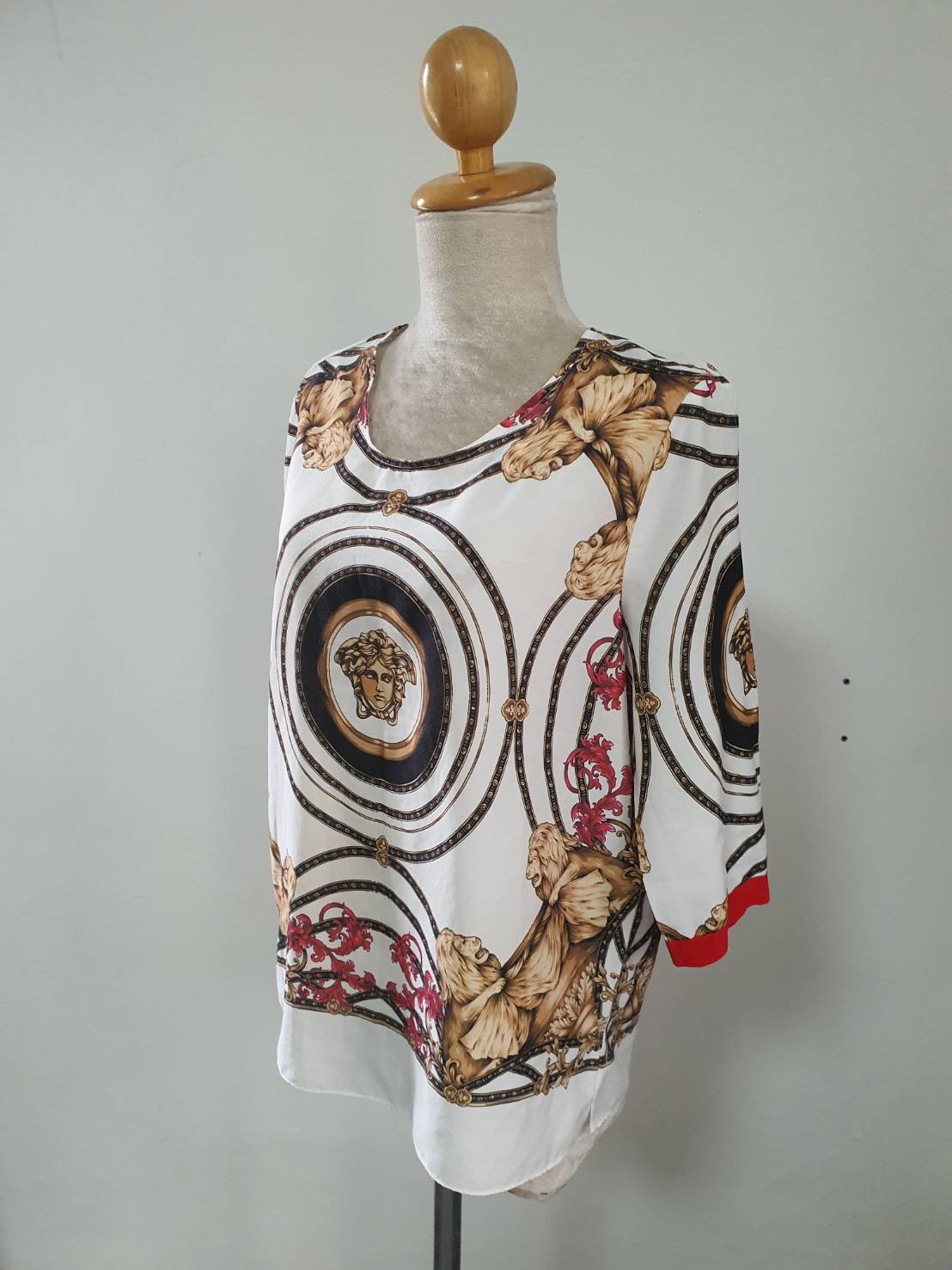 FF05485 เสื้อแฟชั่นชีฟอง ลวดลายสวย