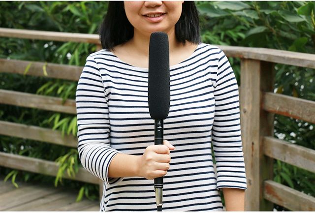 ไมค์ shotgun ไมค์สัมภาษณ์ สำหรับงานทีวี กล้อง DSLR