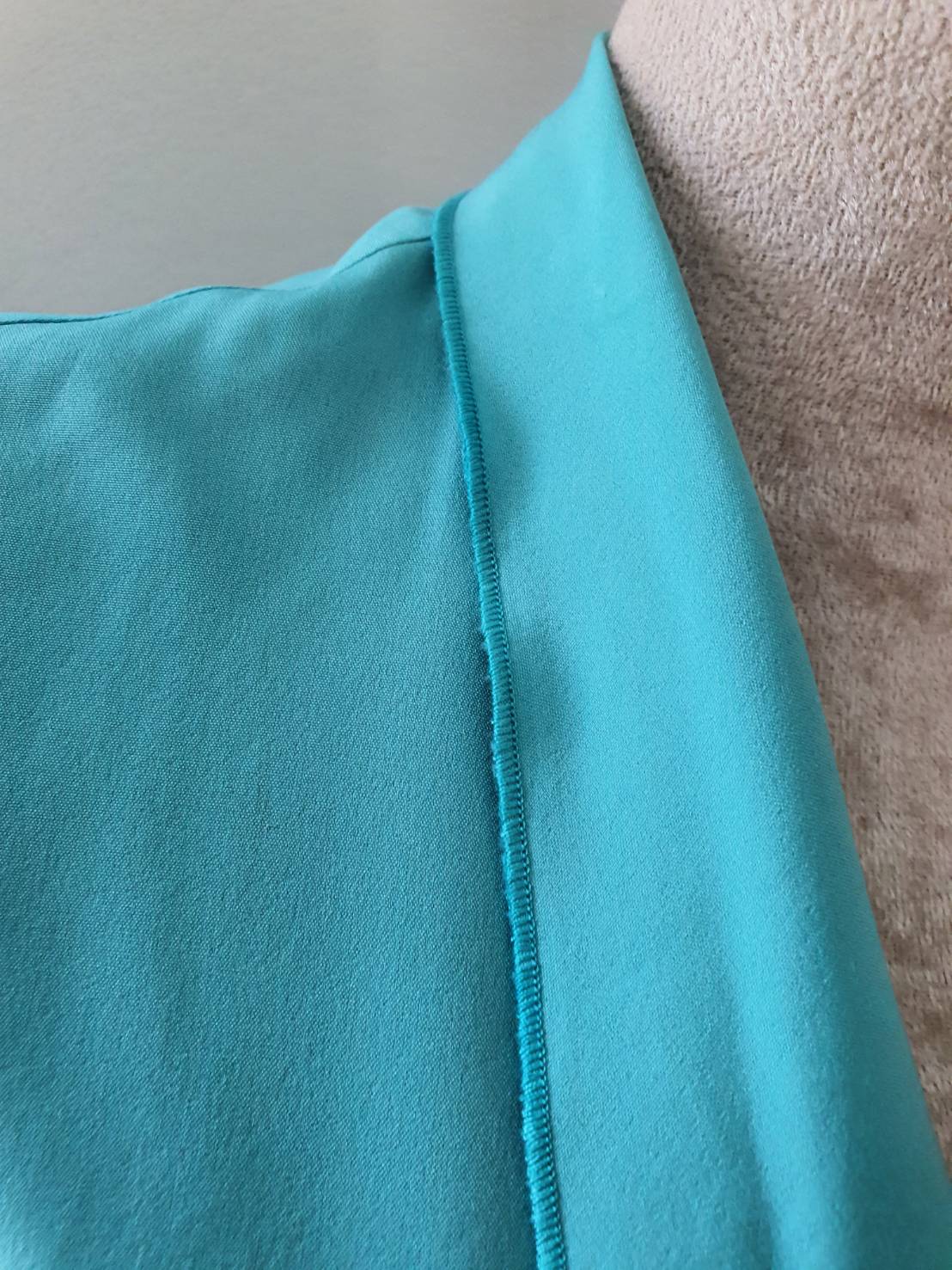 FF06575 เสื้อคลุม สีฟ้า มือสอง ZEIN อก 34 นิ้ว