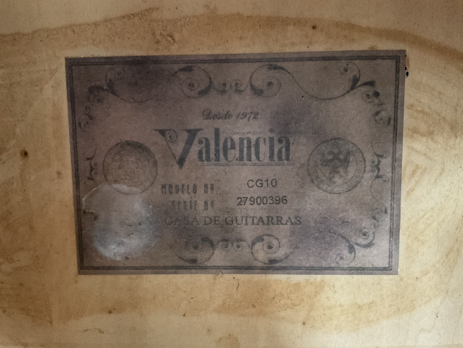 กีต้าร์คลาสสิค Valencia : CG10