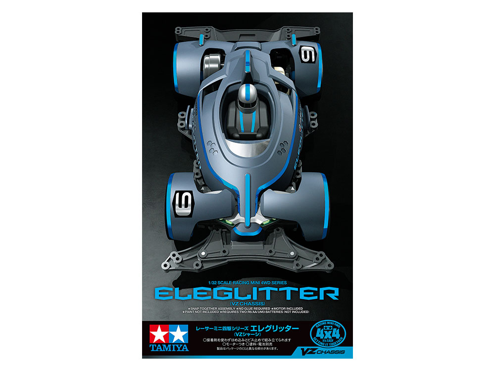 รถมินิ 4WD ทามิย่า ขนาด 1/32 Tamiya Mini 4WD TA18100 Eleglitter (VZ Chassis)