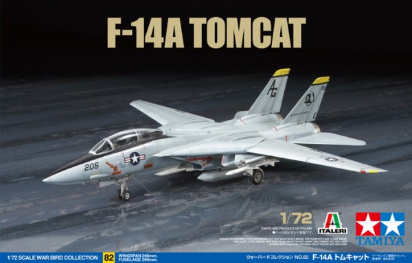 โมเดลเครื่องบิน Tamiya ขนาด 1/72 TA60782 F-14A Tomcat
