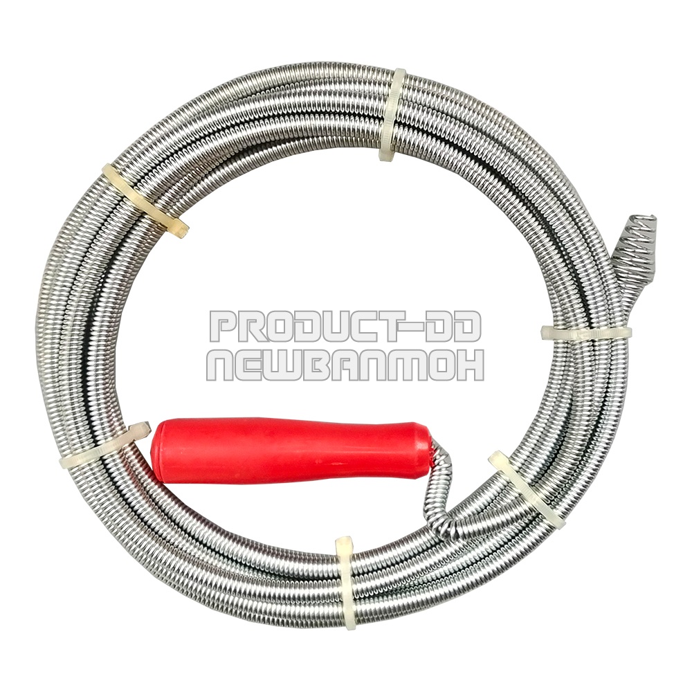 (มือสอง) งูเหล็กทะลวงท่อ ช่วยแก้ไขปัญหาท่อตัน ขนาด 9 มม. ยาว 5 ม. สถาพเหมือนใหม่ ใช้งานได้ปกติ