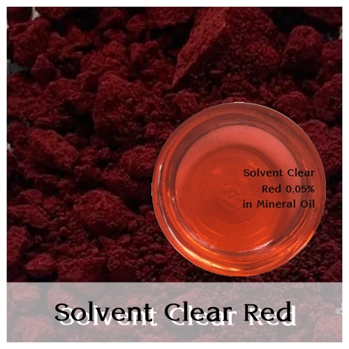 Color Red :Solvent Clear Red สีแดงโฃเวนท์ใส C.I. Solvent Red 23 / CI 26100 / D&C Red 17 ผงละเอียด ละลายน้ำมันได้โปร่งใส