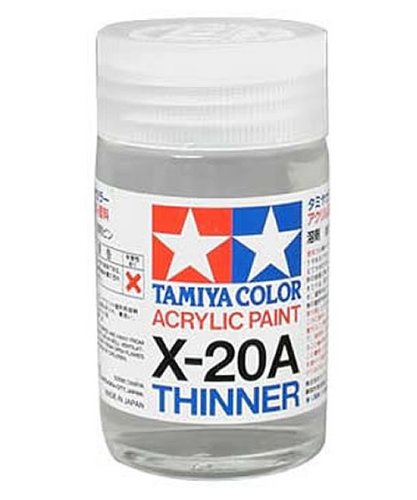 TA81030 Tamiya Acrylic Thinner X-20A 46ml ทินเนอร์สูตรน้ำ