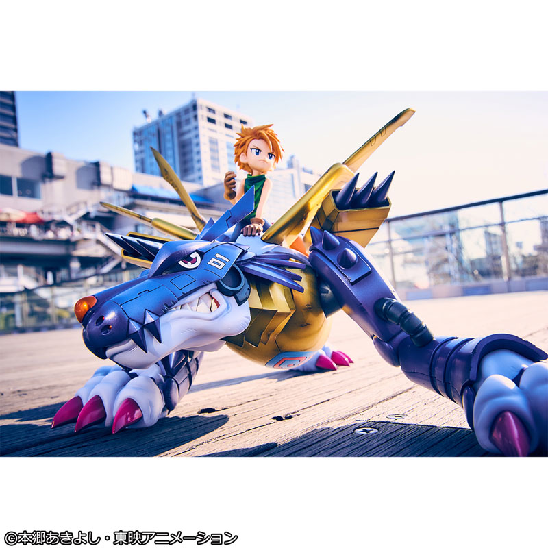 [Exclusive Sale] Precious G.E.M. Series Digimon Adventure Metal Garurumon & Yamato Ishida Complete Figure(Pre-order)(Single Shipment)