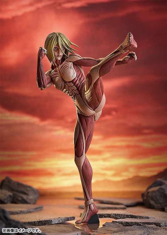 POP UP PARADE Attack on Titan Annie Leonhart Female Titan Ver. L size Complete Figure(Pre-order)