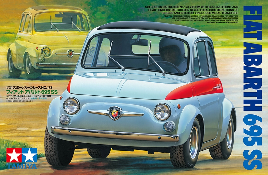 โมเดลรถยนต์จำลองทามิย่า ขนาด 1/24 TA24173 FIAT ABARTH 695SS