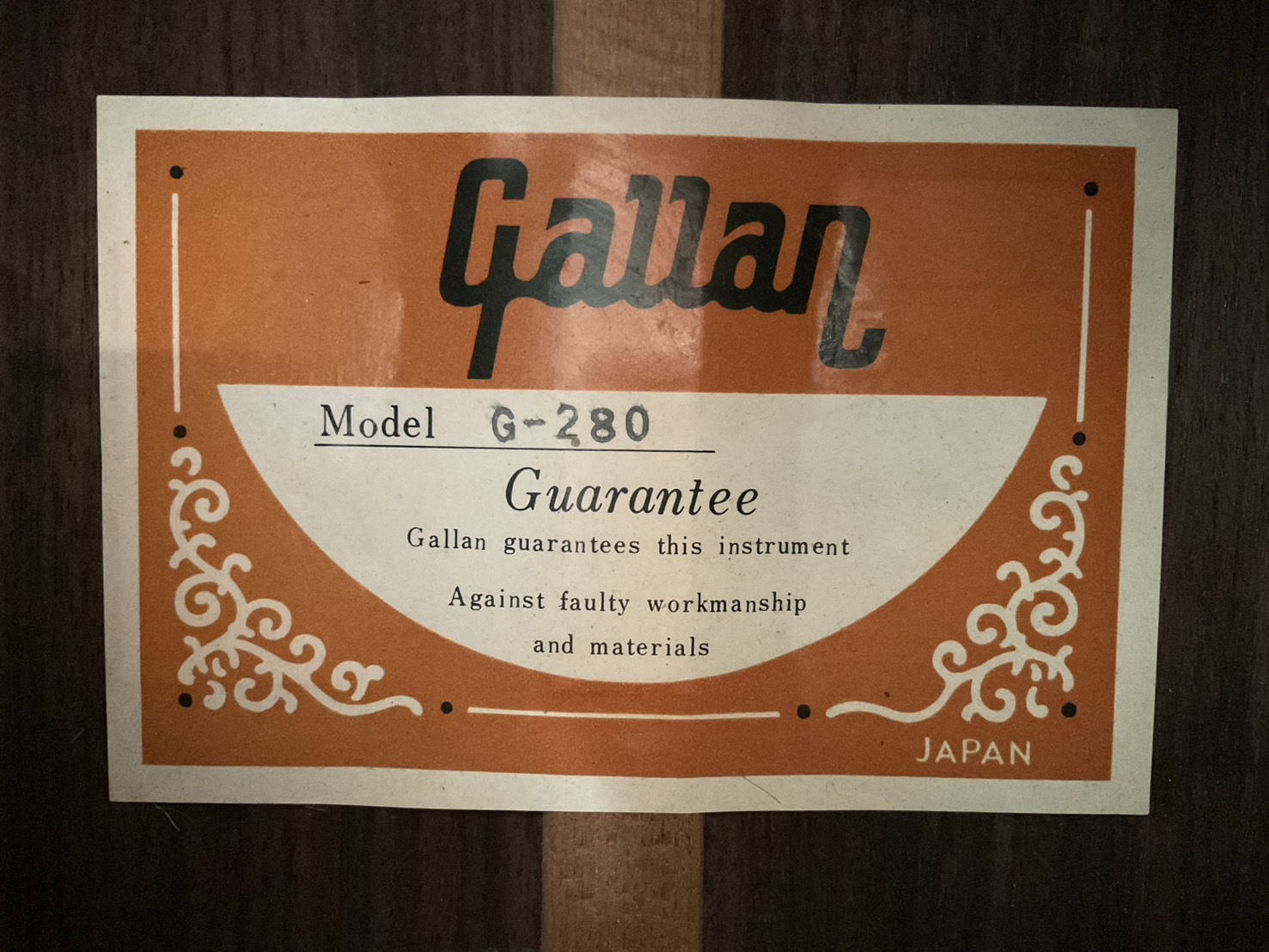 กีต้าร์คลาสสิค Gallan : G-280