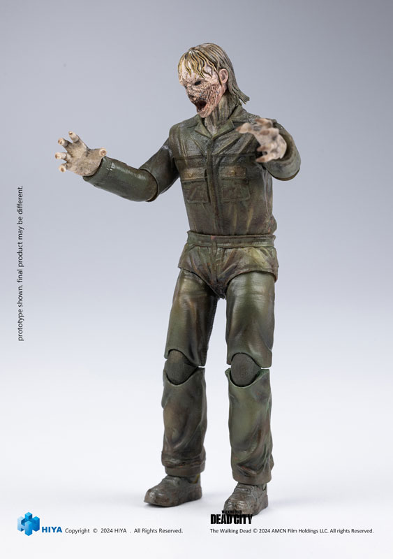 The Walking Dead: Daryl Dixon 1/18 Action Figure Dark Eyes Walker(Provisional Pre-order)