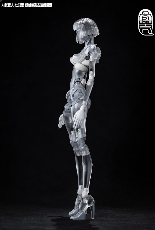 GK01FEC1 AI Agent Servant Type C1 Transparent Ver. 1/12 Scale Posable Figure Body(Provisional Pre-order)