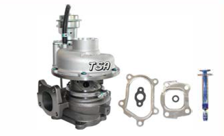 เทอร์โบ ISUZU FRR 210 4HE 4HK เสื้อกลางชิ้นเดียวเลี้ยงน้ำ รูน้ำคู่