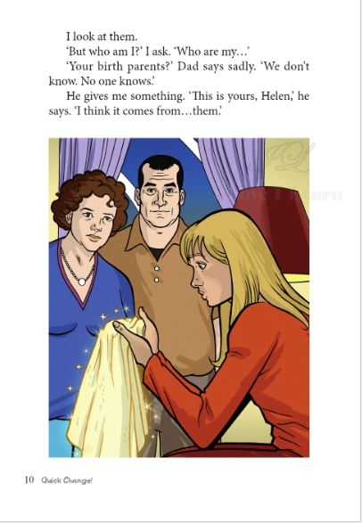 หนังสืออ่านนอกเวลาภาษาอังกฤษเรื่อง Quick Change! (ระดับเบื้องต้น) +CD Quick Change! (English Reading: Beginner's Level) + CD