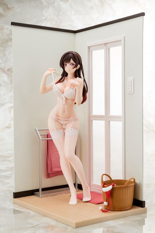 1/6 scaled pre-painted figure Rent-A-Girlfriend MIZUHARA Chizuru in see-through lingerie figure Angel White Ver.(Pre-order)