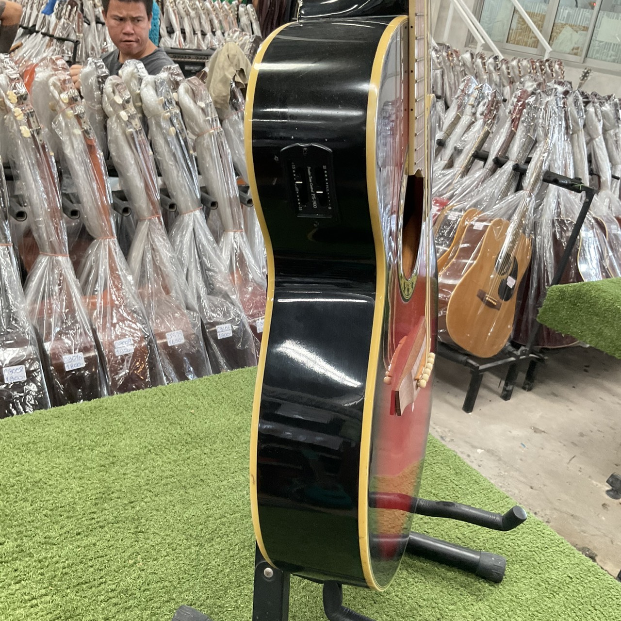 กีต้าร์โปร่งไฟฟ้า POS : AWE-500RBS