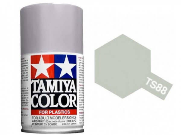 สีพ่นโมเดลรถ สีพ่นโครงรถ สีสเปรย์ทามิย่า Tamiya Spray Color TS-88 Titanium silver (100 ml)