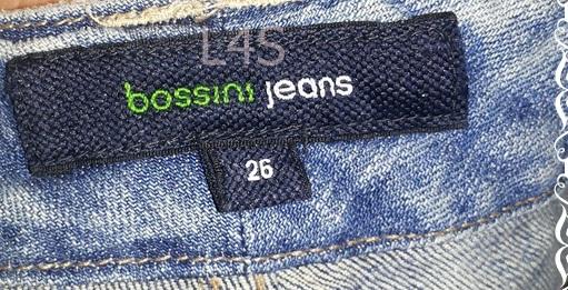 FF1511 กางเกงยีนส์ มือสอง แบรนด์ bossini เอว 26 นิ้ว