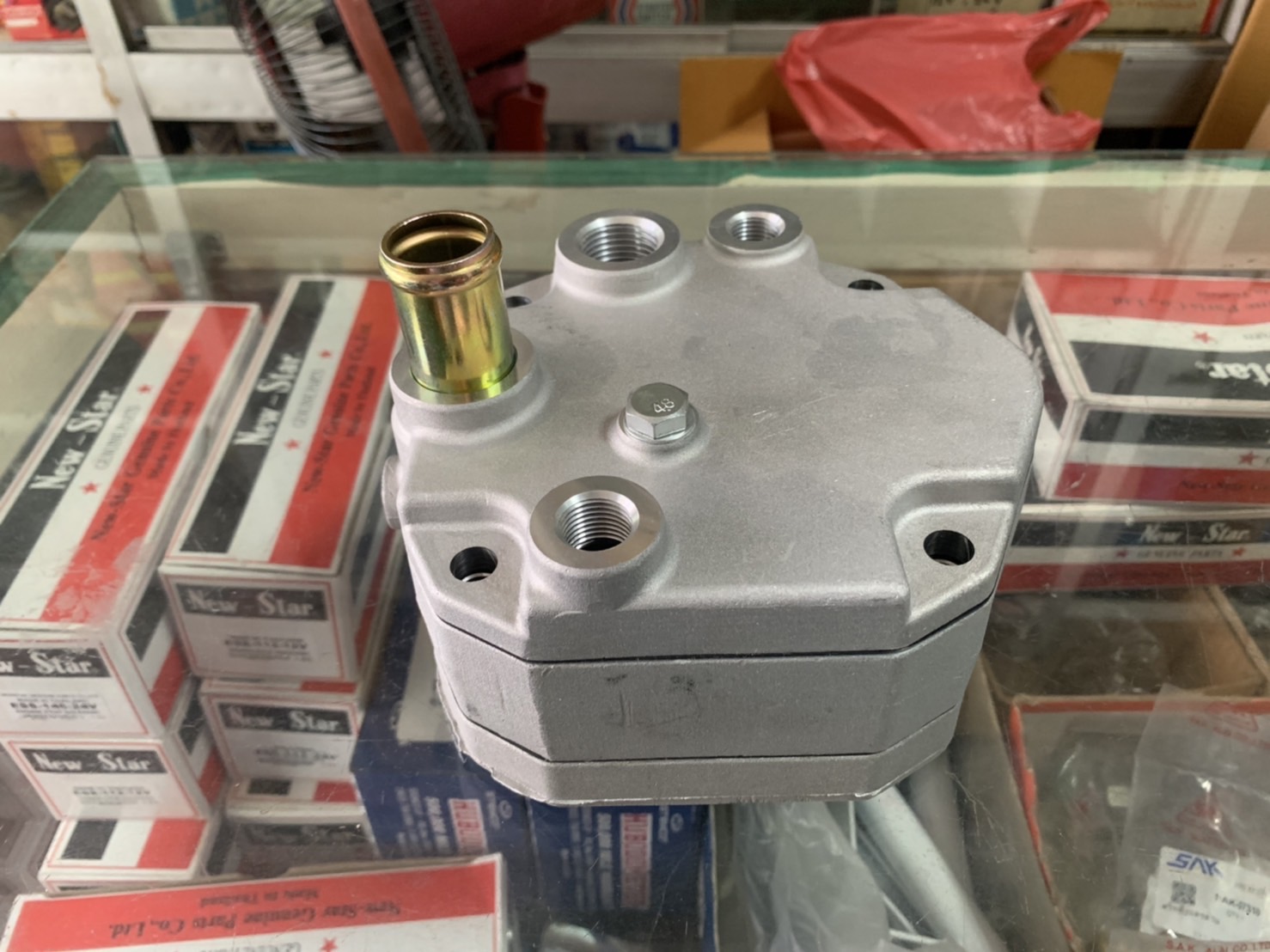 ชุดฝาปั๊มลม ประเก็น โอริง ISUZU DECA 360 6UZ1