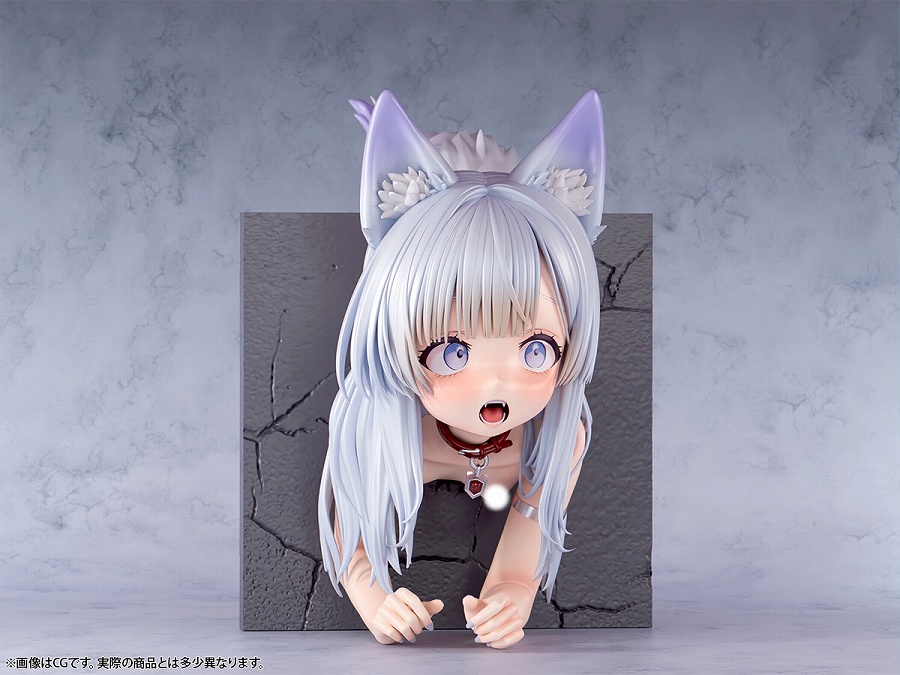 Nikkan Shoujo Wall-Ass Chibi Fox Girl Komachi (1/5 Scale)(Pre-order)