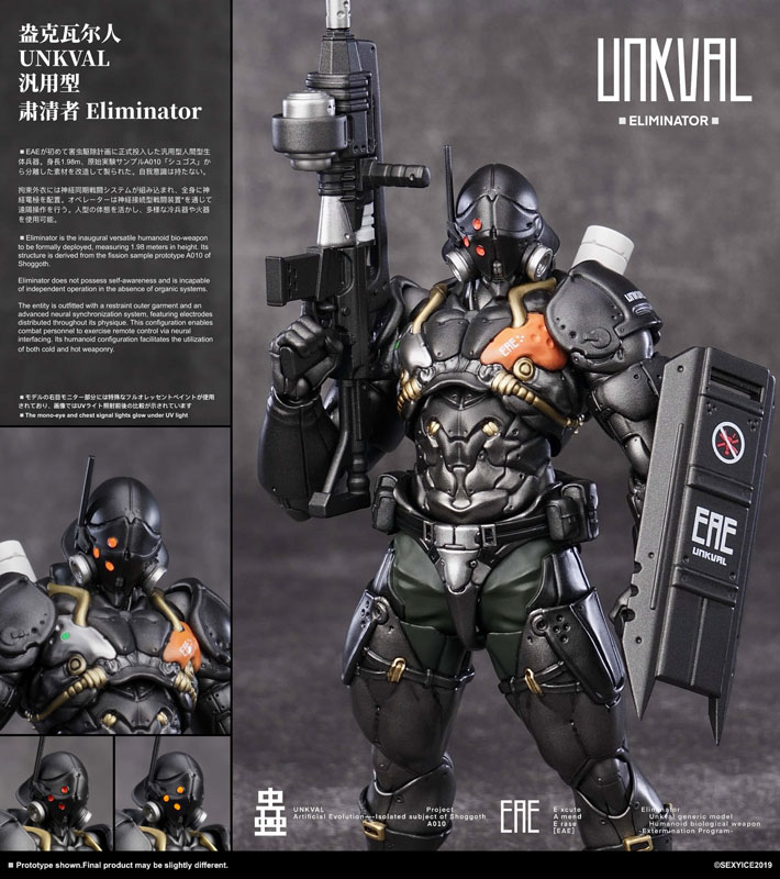 Project Identity: UNKVAL Eliminator Squad edition Ver. Complete Model Action Figure(Pre-order)