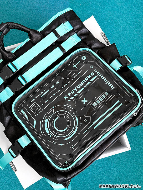 Oshikatsu Bag KINO- Techwear Style Black x Green(Provisional Pre-order)