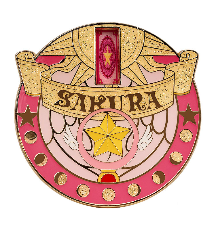 Cardcaptor Sakura 25th Anniversary Metal Badge: Star Wand(Pre-order)