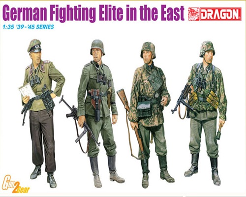 โมเดลฟิกเกอร์ Dragon Models 1/35 DRA6692 German Fighting Elte In The East